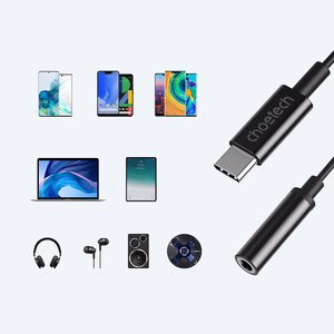 Sovitin CHOETECH USB Type-C (M) - AUX 3,5 mm (F)