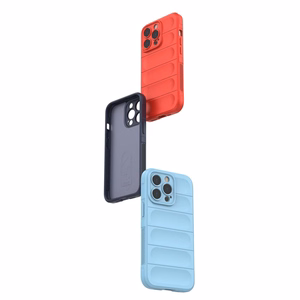 Magic Shield Kotelo iPhone 13 Pro Max joustava panssaroitu suojus punainen