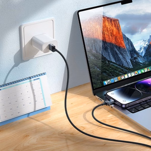 Kaapeli USB A - Lightning Hoco 2,4A näytöllä 1 m X118 musta