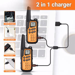 Baofeng BF-T25E -radiopuhelinsetti, 2 kpl, oranssit