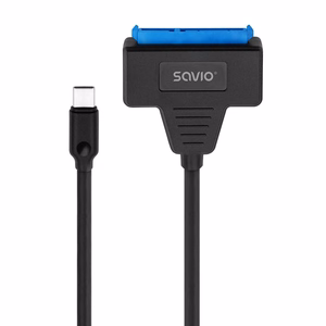 SAVIO AK-69 sovitin USB-C 3.1 Gen 1 (U) – SATA (N) 2,5″ asemille