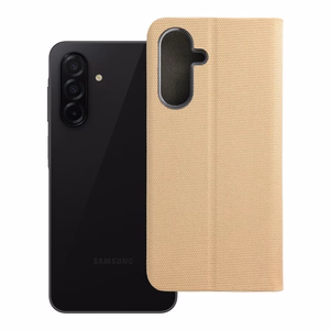 Läppäsuojakuori Samsung A26 5G:lle Sensitive Book kultainen