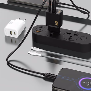 Dudao A27MaxCEU PD QC 35W USB-A USB-C Wall Charger with USB-C Cable - White