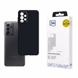 3mk Matt Case -suojakuori Samsung Galaxy A23 / A23 5G:lle - musta