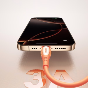 Joyroom S-A59 Vibrant Series 3A USB-A - Lightning Kaapeli 1,2m - oranssi