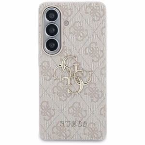 Guess 4G Big Metal Logo Suojakuori Samsung Galaxy S26 vaaleanpunainen