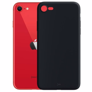 3mk Matt Case Pro Apple iPhone SE 2022:lle - matta musta