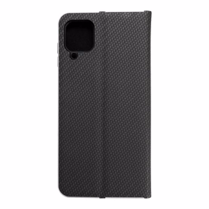 Flip-suojakuori Samsung A12 / M12:lle Luna Book Carbon musta