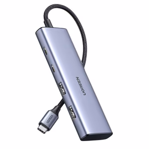 Ugreen CM473 USB-C HUB - 2x USB-A / 2x USB-C 20cm - gray