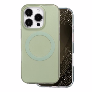 Tecto Shield Mistiq Mag suojakuori iPhone 16 Pro 6,3"-mallille, oliivinvihreä