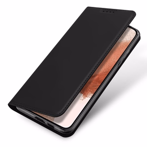 Dux Ducis Skin Pro kotelo Samsung Galaxy S23+ lompakkoläppäkotelo jalustalla musta