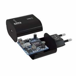 Cellularline USB-C-verkkolaturi Samsung-laitteille, 25 W, musta