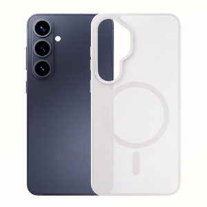 Samsung Galaxy S26+ – 3mk Smoke MagCase valkoinen puhelimen suojakuori