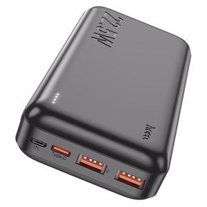 External battery Power Bank Hoco J101A PD 20W+Quick Charge 3.0 22.5W 20000mAh black