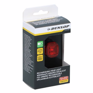 Dunlop K-Mark USB-C-ladattava polkupyörän LED-takavalo