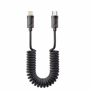 USB Kaapeli Essager Chuan4 musta 29W Type-C / Lightning 120cm