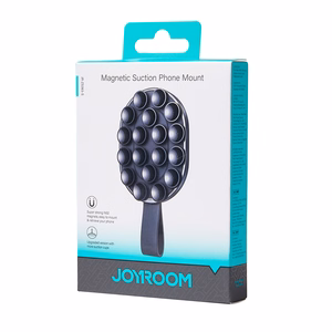 Joyroom JR-ZS393-S magneettinen teline imukupeilla 4.7-7 puhelimelle - musta ja oranssi
