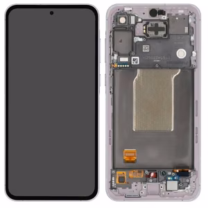LCD-näyttö Samsung A556 A55 5G kosketusnäytöllä ja kehyksellä Awesome Lilac alkuperäinen (koottu service pack)