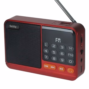Setty mini FM-radio + Bluetooth-kaiutin SFM-01M