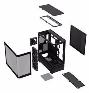 ASUS PRIME AP304 TG ARGB, musta