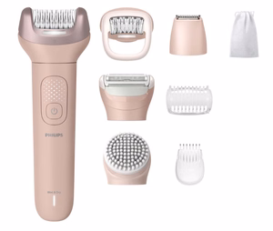 Philips Epilator Series 9000 BRE719/00 -johdoton märkä- ja kuivaepilaattori, vaaleanpunainen