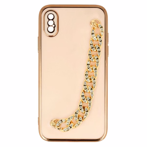 Trend Suojakuori iPhone X/XS:lle - design 4 - vaaleanpunainen