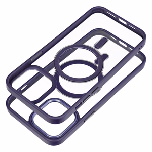 Suojakuori iPhone 13 PRO MAX:lle Color Edge Mag Cover yhteensopiva MagSafe violetti
