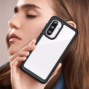Outer Space -kotelo joustavalla kehyksellä Samsung Galaxy A56 - musta