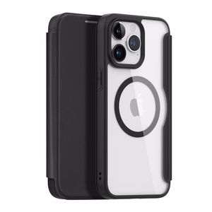 Dux Ducis Skin X Pro magneettinen avattava MagSafe -kotelo iPhone 15 Pro Max - musta