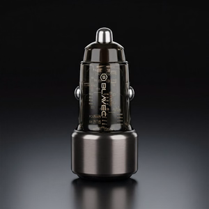 Blavec autolaturi BS-05B-C Nitro - USB + Type C - QC 3.0 18W PD 65W ja Type C - Type C -kaapeli (CCBS05BCN-UCB) musta