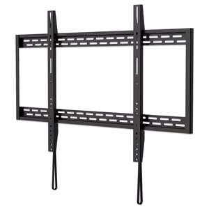 Manhattan kiinteä seinäkiinnike TV:lle ja näytöille, 60"–100", VESA 200x200–900x600 mm, maks. 50 kg, musta