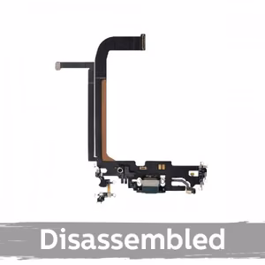 Charging Port Compatible With iPhone 13 Pro Max with Flex Silver (100% Original / Disassembled)