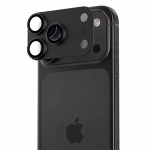 Benks OmniWarrior integroitu metallinen kameran linssinsuoja (C.M.SX.AP.BK.0071) iPhone 18 Pro Max -puhelimelle (AR, musta)