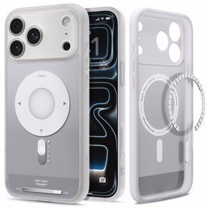 Spigen Ultra Hybrid MagSafe -suojakuori iPhone 18 Pro Max / 17 Pro Max -malleille, hopeanvärinen