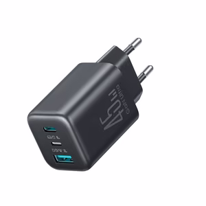 Joyroom JR-TO1 GaN 45 USB-C Lightning USB-A seinälaturi - musta