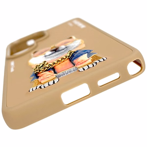 Nimmy Glasses Cool Dog -suojakuori Samsung Galaxy S26 Ultralle - beige