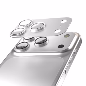 Etteri koko kameralinssisuoja iPhone 17 Pro:lle hopeinen