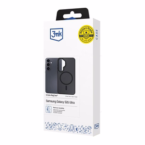 3mk Smoke MagCase -suojakuori Samsung Galaxy S26 Ultra:lle - harmaa-läpikuultava