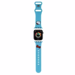 Hello Kitty silikoninen Kitty Head -ranneke Apple Watch 38/40/41mm - sininen