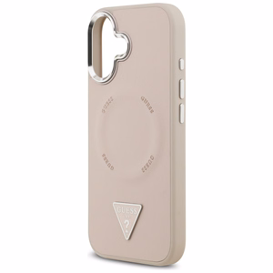 Guess Triangle Logo MagSafe -suojakuori iPhone 17 - pinkki