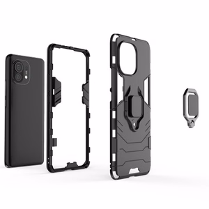 Puhelimen suojakuori Ring Armor Xiaomi Mi 11 musta