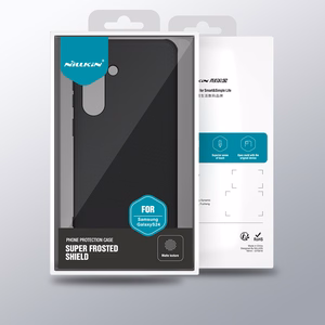 Nillkin Super Frosted Shield Pro panssaroitu Suojakuori Samsung Galaxy S24:lle - punainen
