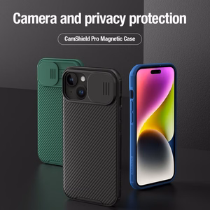 Nillkin CamShield Pro Magneettinen Suojakuori iPhone 15 Plus:lle sininen