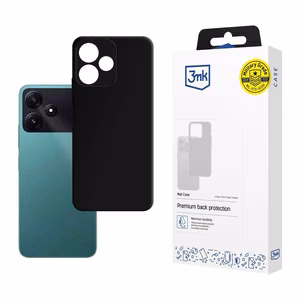 3mk Matt Case -suojakuori Xiaomi Poco M6 Pro 5G:lle - musta