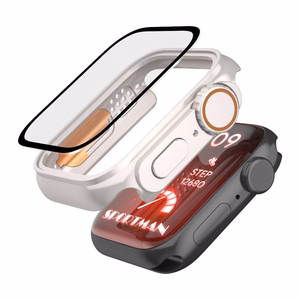 Tech-Protect Defense360 Case for Apple Watch 4 / 5 / 6 / SE (44mm) - Black-Orange