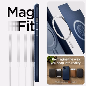 Spigen Mag Armor iPhone 14 Plus Case - Blue