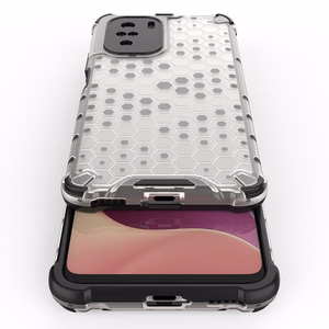 Honeycomb Asia panssari kansi TPU puskuri Xiaomi Redmi K40 Pro + / K40 Pro / K40 / K40 / Poco F3 vihreä