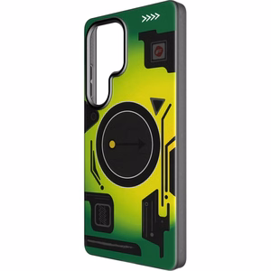 Suojakuori Samsung S25 ULTRA:lle Forcell F-Protect Levels Dual Layer 4D MagSafe-yhteensopiva Military Drop-Test cyber green