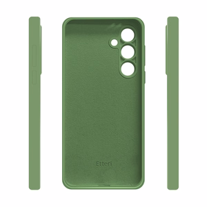 Etteri Silicone case for Samsung Galaxy S24 FE light green
