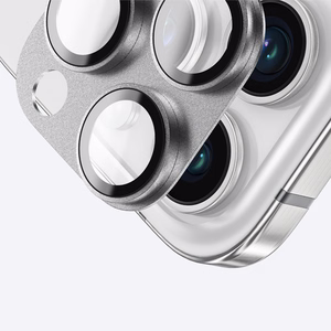 AmazingThing Aviation-Grade Alloy Karkaistu lasi Linssi iPhone 16 Pro / 16 Pro Max Kameran Linssille - harmaa